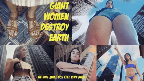Rise Of The Giantess - Giant Women Destroy Earth 1080 (Enola, Gabriela, Andrea and more)