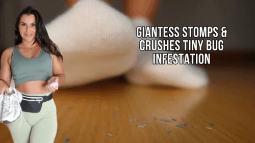 Lalo Cortez And Vanessa - Giantess gets rid of tiny bug infestation - Lalo Cortez and Vanessa