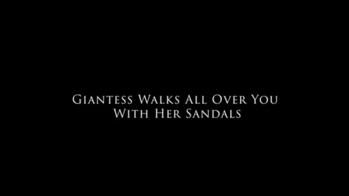 Mari Merlowe - Giantess Walks All Over You With Her Sandals - Mari Merlowe 4K