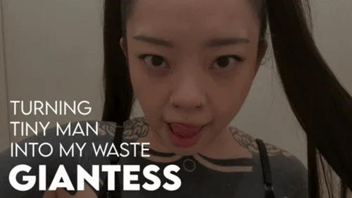 Goddess Jade Store - Turning Tiny Man Into My Waste - Giantess