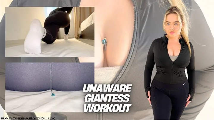 Baddiebabydollx - Unaware Giantess Workout