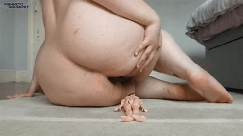 Fishnethousepet - Covered In Giant BBW Ass