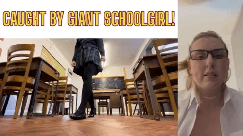 Mighty Miss Molly - Caught By Giant Schoolgirl