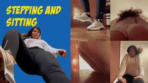 Rise Of The Giantess - Stepping and Sitting - Giant Goddess Kelly 1080