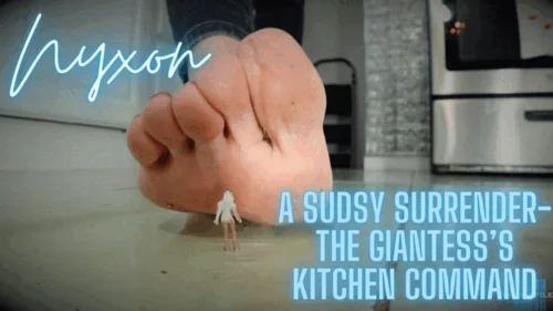 Nyxons Fetish Files - Nyxon A Sudsy Surrender- The Giantess's Kitchen Command 720p MP4