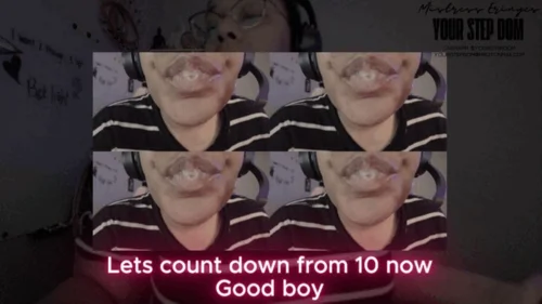 Mistress Erinyes Your Step Dom - COUNTDOWN TO OBEDIENCE: Braced Beauty's Giantess Vore Findom JOI Challenge