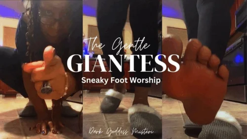 Dark Goddess Misteri Palace - Dark Goddess The Gentle Giantess: Sneaky Foot Worship