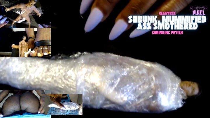 Maeling - Stepson Shrunk, Mummified And Ass Smothered - Mummification, Ass Smothering, Ebony Ass Fetish